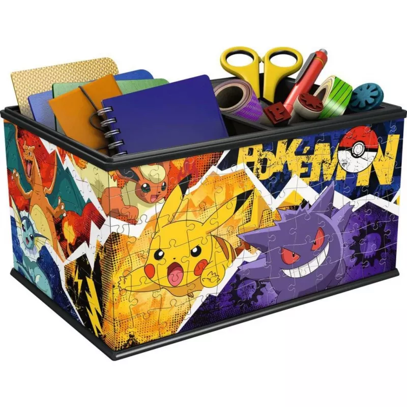3D dėlionė Ravensburger Pokémon 3D animaciniai personažai nuo 8 metų