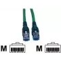TE Connectivity AMP - jungiamasis laidas - RJ-45 (M) į RJ-45 (M) - 3 m - SFTP - CAT 6 - be halogenų - Žalias (0-1711735-3)