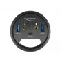 DeLOCK 62794 Į stalą montuojamas USB centras su 3 prievadais