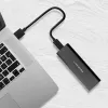 Qoltec 50312 M.2 NVMe SSD dėžutė, USB Type-C, juodos spalvos
