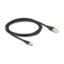 USB laidas DeLOCK 81227 2,5 m USB A USB C juodas