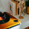 Patefono grotuvas Adler AD 1914 su USB, Bluetooth 5.4, keramine plokštele, įmontuotais garsiakalbiais