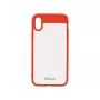 Dėklas Tellur iPhone X TLL121623 Raudonas Skaidrus