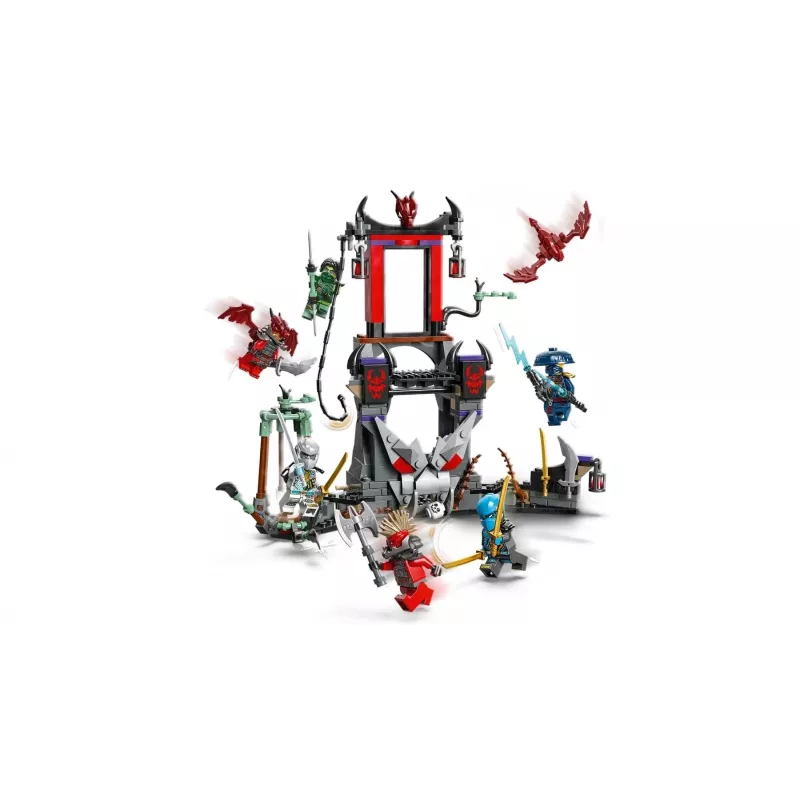 Konstruktorius LEGO NINJAGO 71841 Slėnio kaimas — 305 dalių, 6 minifigūrėlės, nuo 7 metų