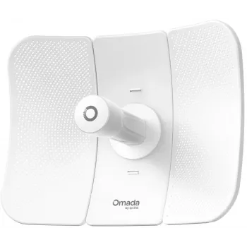 Tinklinis tiltas TP-LINK Beam Bridge 5 UR KIT, 5 GHz vienos juostos, Wi‑Fi 5 (802.11ac), Gigabit Ethernet, išorinė antena, maks. atstumas 15000 m, baltas
