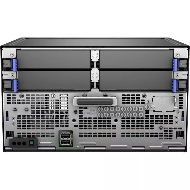 HPE ProLiant MicroServer Gen11 E-2434 4 branduoliai 32GB 4LFF-NHP 2x4TB HDD 180W išorinis maitinimo šaltinis EMEA Cmp Mod Svr