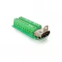 Adapteris HDMI moteriška jungtis į gnybtų bloką 20 kontaktų DeLOCK 65168