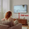 Aliumininė maskavimo juosta MACLEAN MC-814 W balta – kabelių organizavimo profilis