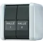 Jung 835 NAW Elektrinis jungiklis 1P Juodas - Baltas (835NAW)
