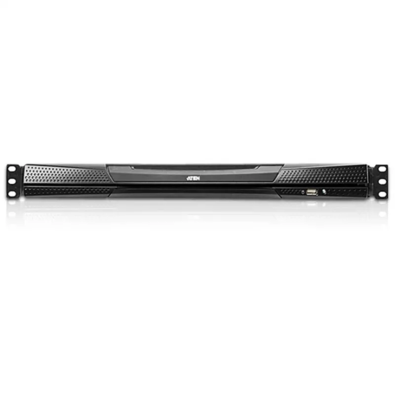 ATEN 16-Port 19 colių LCD CAT5e/6 KVM jungiklis (dvigubas bėgelis), 48,3 cm (19 colių), LCD, USB, PS/2, USB, PS/2, VGA, JAV anglų