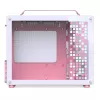 JONSPLUS MATX dėklas su rankena Z20 - balta-rožinė