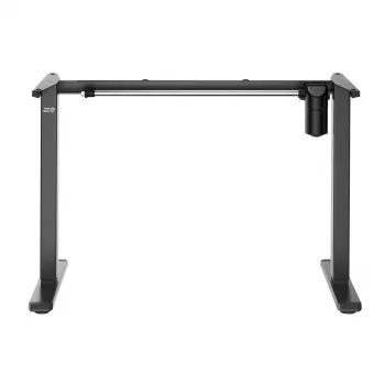 Ergo Office Vieno Variklio Elektrinis Stalas, Reguliuojamo Aukščio, Stovimai Pozicijai, max. 80kg, max. aukštis 1160mm, ER-443