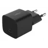 USB-C įkroviklis Belkin BOOSTCHARGE 25W Power Delivery Black – greitas sieninis adapteris su USB-C PD 25W