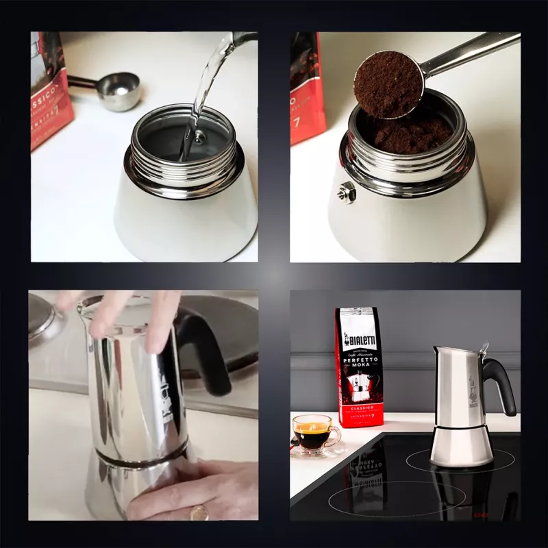 Bialetti Venus dėžutė Moka kavos virimo aparatas 0,5 L Sidabrinis