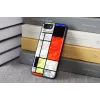 Apsauginis dėklas iKins Mondrian Black, skirtas Apple iPhone 8/7