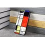 Apsauginis dėklas iKins Mondrian Black, skirtas Apple iPhone 8/7