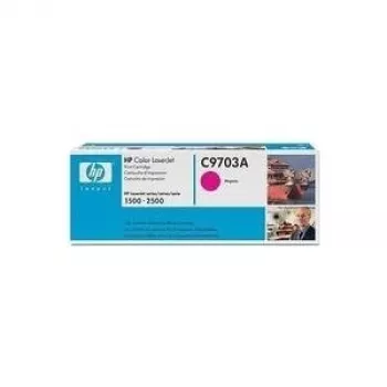 HP C9703A rašalinė kasetė 1500 L rausva (magenta)