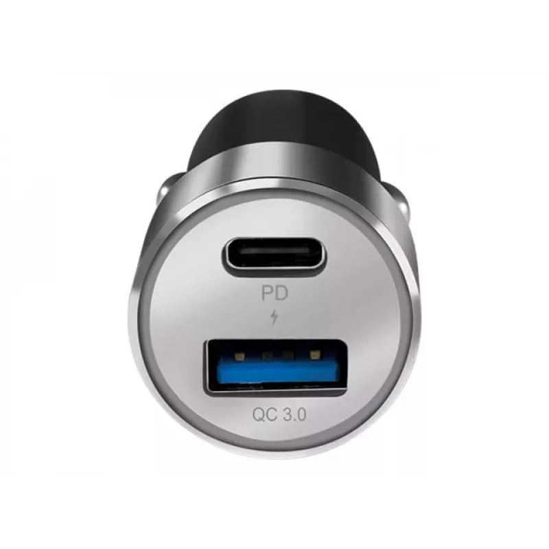 LogiLink automobilinis maitinimo šaltinis - 36 W - 3 A - PD 3.0, QC 3.0 - 2 išėjimo prievadai (USB, 24 kontaktų USB-C)