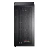 Montech X5M (B) juodas Micro Tower kompiuterio korpusas – Micro-ATX/Mini-ITX, 3x120mm priekyje, 1x120mm gale, palaiko ATX maitinimo šaltinį, 2x3,5 colio + 4x2,5 colio diskų vietos
