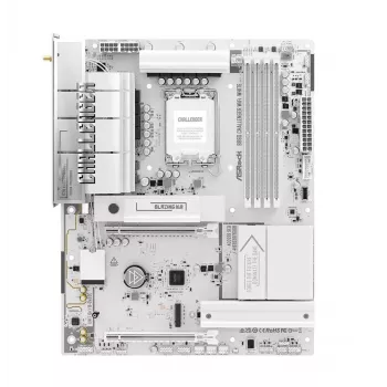 Motininė plokštė ASROCK B860 Challenger WiFi (Intel 1851) — balta