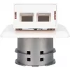 Digitus DN-93201 FTTH plokščias sieninis optinio pluošto lizdas SC/LC adapteriui 86x30x86 mm