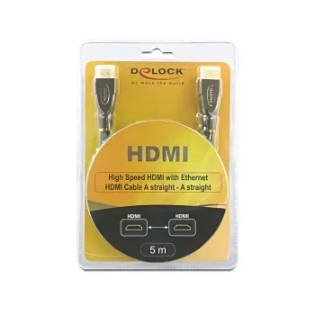 HDMI kabelis DeLOCK 5m HDMI AM/AM