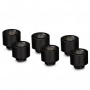 Thermal Grizzly DeltaMate Extender MF14 – vandens aušinimo jungtis, juoda, 6 vnt. (TG-DM-FIT-6007)