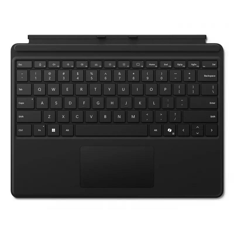 Microsoft Surface Pro klaviatūra vokiškas išdėstymas juoda