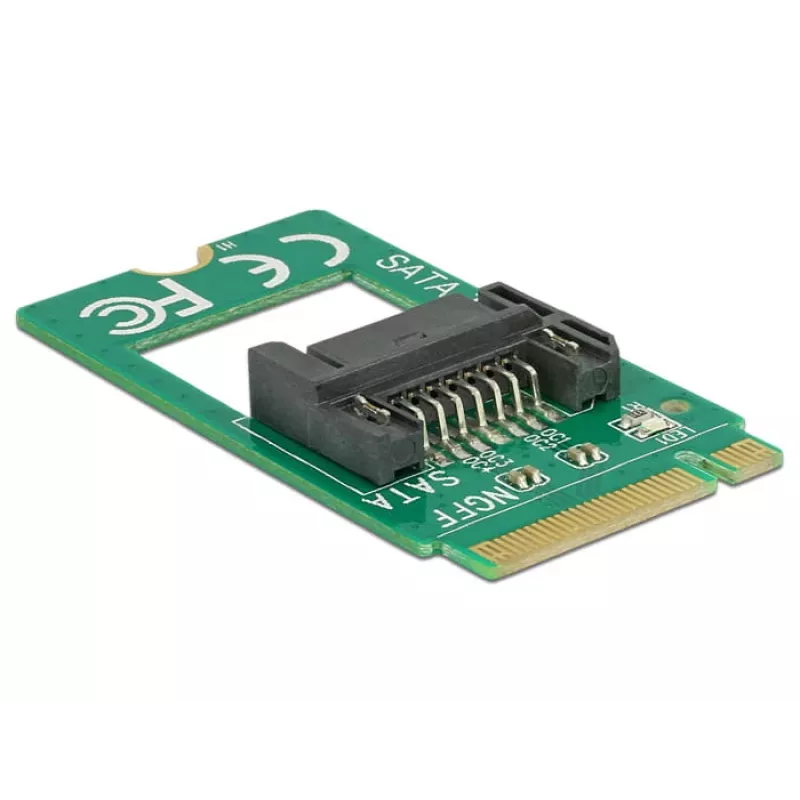 Delock 62876 vidinis SATA adapteris M.2 į SATA 7 kontaktų