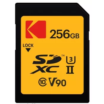 Atminties kortelė Kodak EKMSD256GUHS2V2K SDXC UHS-II 256 GB Skaitymas 300 MB/s Rašymas 270 MB/s U3 V90 10 klasė