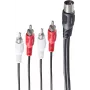 shiverpeaks BS10402 Audio laidas 1,5 m DIN (5 kontaktų) 4 x RCA juodas (BS10402)