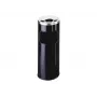 Šiukšliadėžė Durable 3332 Round Metal Black, 17 l su pelenine ir gesintuvu