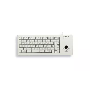 CHERRY XS Trackball klaviatūra su valdymo rutuliu, universali USB, QWERTZ vokiškas išdėstymas, pilka