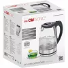 Elektrinis virdulys CLATRONIC WKS 3744 G — 1,7 L, 2200 W, nerūdijantis plienas/plastikas, vandens lygio indikatorius