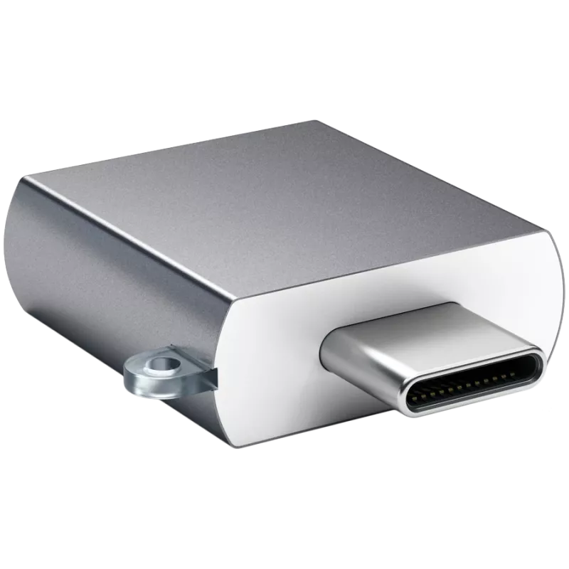 Satechi USB-C adapteris į USB 3.0 Space Gray – kilnus dizainas ir aukšta kokybė, kompaktiškas