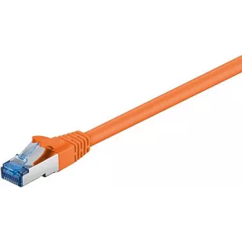 Wentronic Goobay CAT 6a jungiamasis laidas, S/FTP (PiMF), oranžinis, 7,5 m - LSZH halogenų neturintis, varinis (93851)