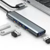 USB 3.0 4-in-1 HUB adapteris, 4x USB 3.0