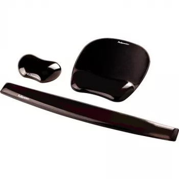 Priedas klaviatūrai – riešo atrama CRYSTALS Gel 9112201 Fellowes