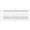 Alantec PK013 - Gigabit Ethernet - RJ-45 - Cat5e - U/UTP (UTP) - 22/26 - Juoda (PK013)