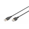 Digitus ASSMANN USB ilginimo laidas - USB (M) prie USB (M) - 1,8 m (USB/USB 2.0) - Liejinis - Juodas (AK-300200-018-S)