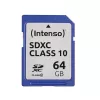 INTENSO atminties kortelė SDXC 64GB C10 3411490