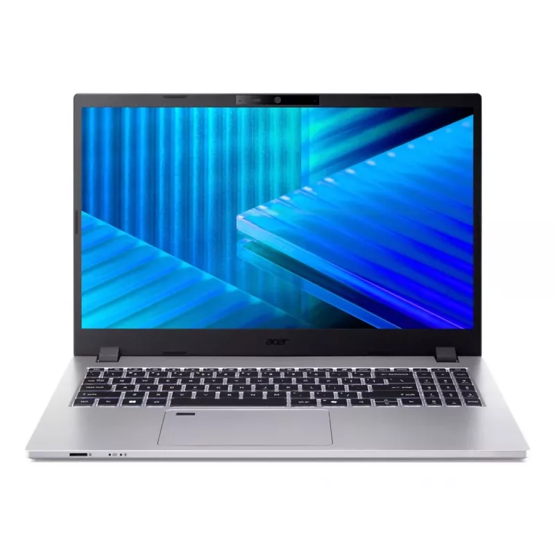 Nešiojamas kompiuteris Acer TravelMate P2 TMP215-75-G2-TCO — 15,6 col. FHD IPS 300 nitų, Intel Core Ultra 5 125H, 16 GB RAM, 512 GB SSD, pirštų atspaudų skaitytuvas, Windows 11 Pro, 3 metų garantija su aptarnavimu vietoje