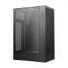 PC korpusas DeepCool CH170 PLUS Tower Black – mikro-ATX/mini-ITX, grūdintas stiklas, USB-C, viršuje montuojamas maitinimo šaltinis