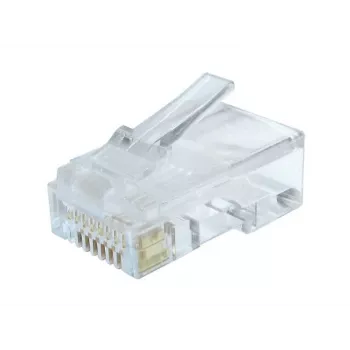 Gembird LC-8P8C-002/100 RJ-45 kištukas, skaidrus