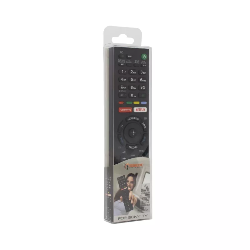 SBOX RC-01402 universalus infraraudonųjų spindulių nuotolinio valdymo pultas, skirtas Sony televizoriams