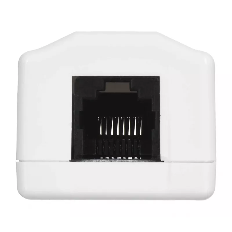 LANBERG OU6-0001-W – montažinė RJ-45 lizdo dėžutė, Cat6, balta