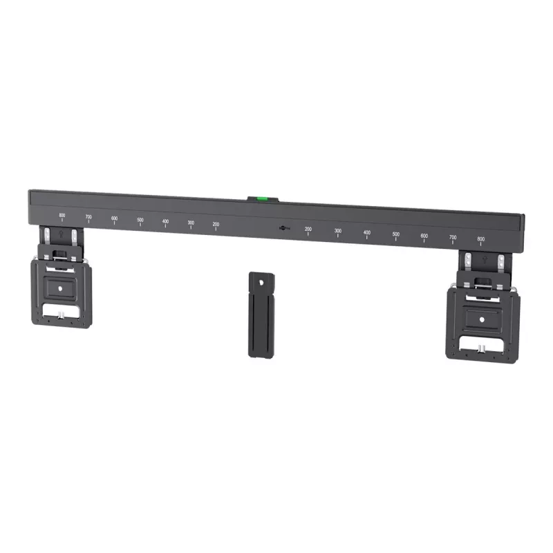 Fiksuotas TV sieninis laikiklis WENTRONIC Goobay Ultraslim 70822 XL juodas plokščiaekraniams