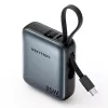 Power bank Vention FHEH0 LiPolimerinis 10000 mAh 35W USB-C Juodas