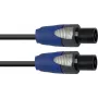 Garsiakalbio kabelis PSSO LS-1530 Speakon 2×1,5 mm² 3 m, juodas