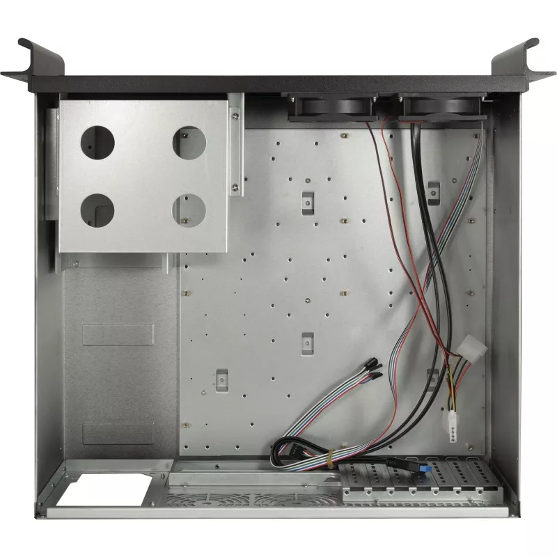 Stovo serverio korpusas Inter-Tech 4U-K-439L juodas